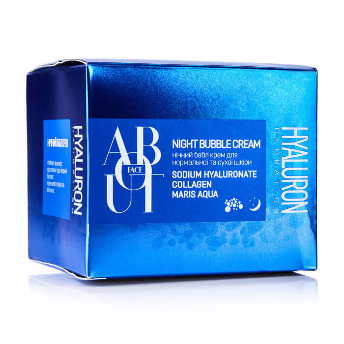 Нічний крем-гель для обличчя ABOUT face Night Cream-Gel для нормальної та сухої шкіри, 65 мл