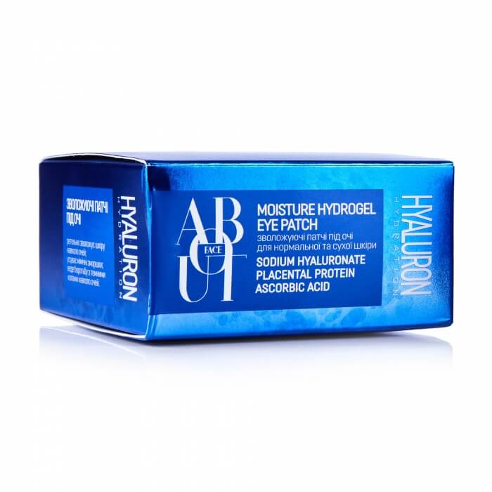 Зволожувальні патчі під очі ABOUT face Hyaluron Hydration для нормальної та сухої шкіри, 60 шт