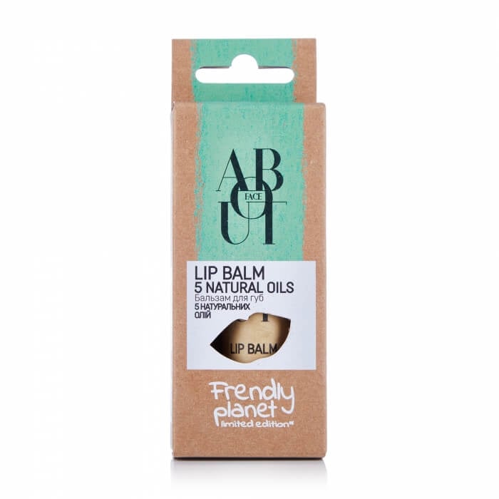 Бальзам для губ ABOUT face Lip Balm 5 Natural Oils 5 натуральних олій, 4.5 г