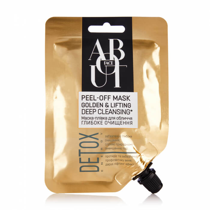 Маска-плівка для обличчя ABOUT face Peel-Off Mask Golden & Lifting, 55 мл