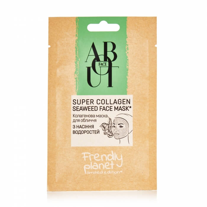 Колагенова маска для обличчя ABOUT face Super Collagen Seaweed Face Mask, 12 г