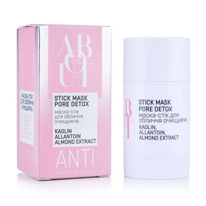 Очищувальна маска-стік для обличчя ABOUT face Antipollution, 30 г
