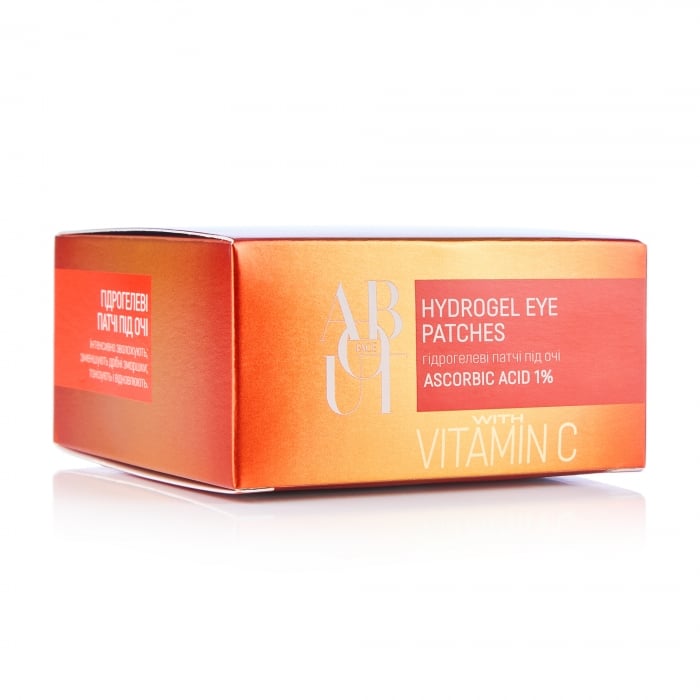 Гідрогелеві патчі для шкіри навколо очей ABOUT face з Вітаміном C, 60 шт