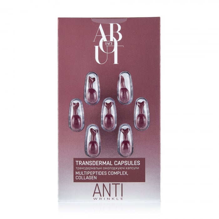 Трансдермальні омолоджуючі капсули для обличчя ABOUT Face Anti Wrinkle , 7 шт
