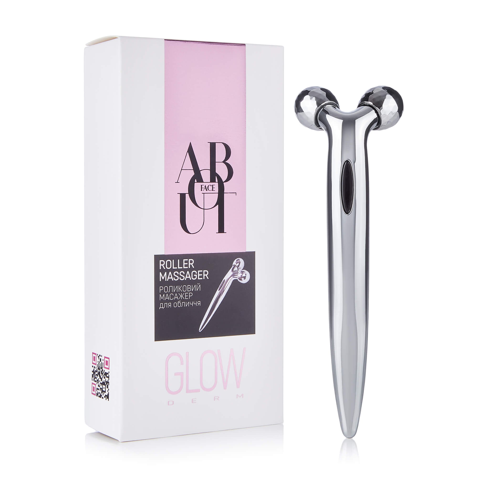 Роликовий масажер для обличчя ABOUT face Roller Massager