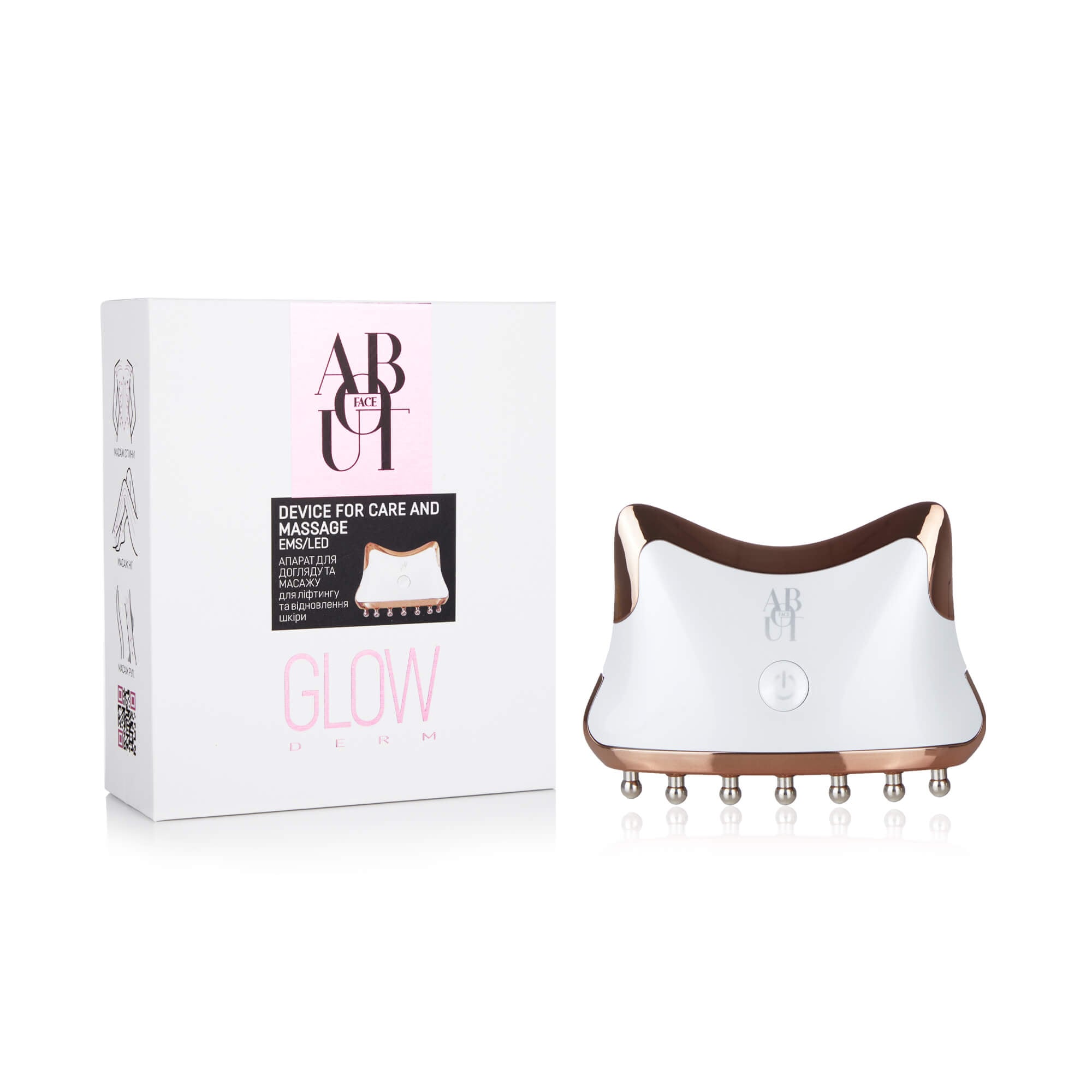 Апарат ABOUT face Device For Care And Massage для ліфтингу та відновлення шкіри
