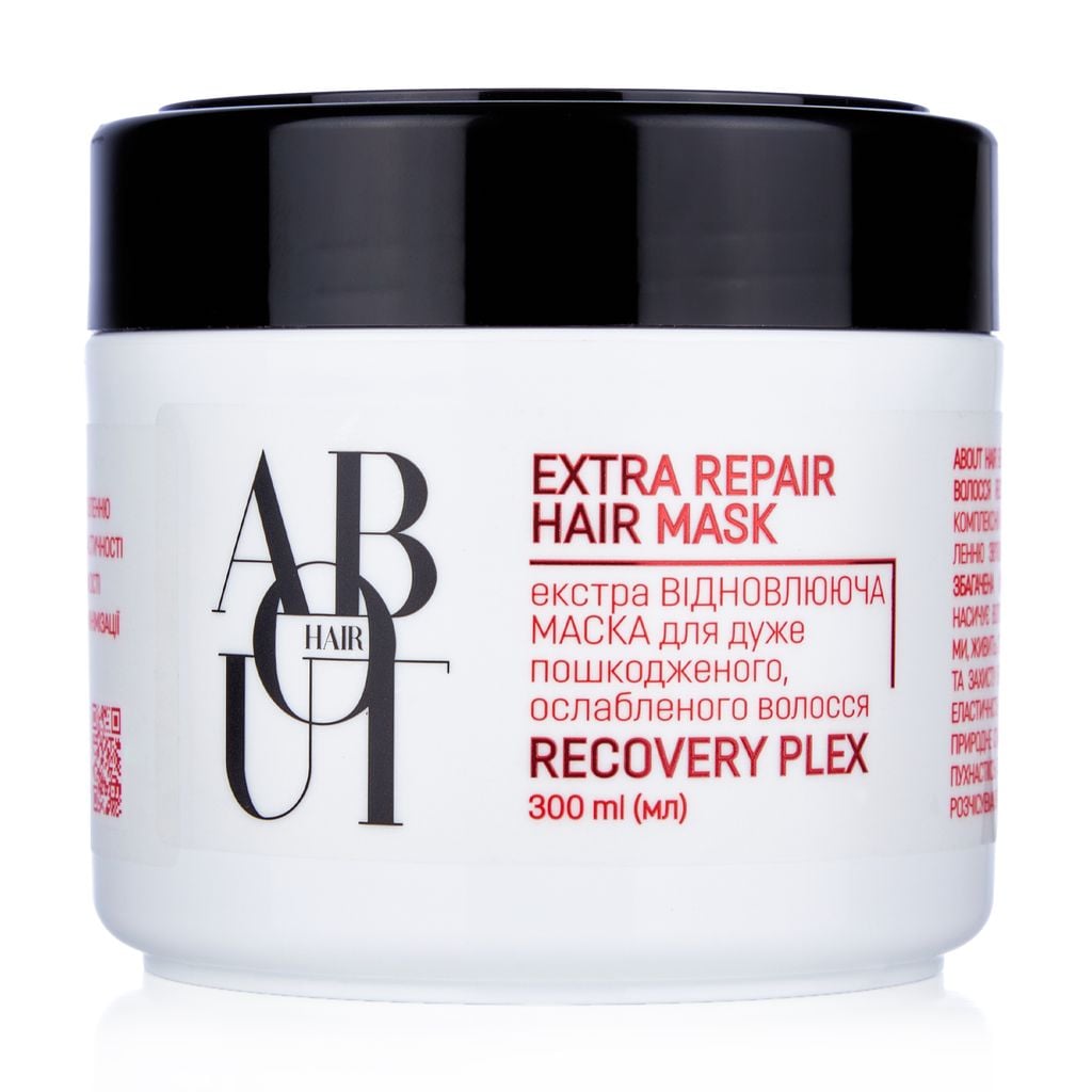 Відновлювальна маска для волосся ABOUT Hair Recovery PLEX, 300 мл