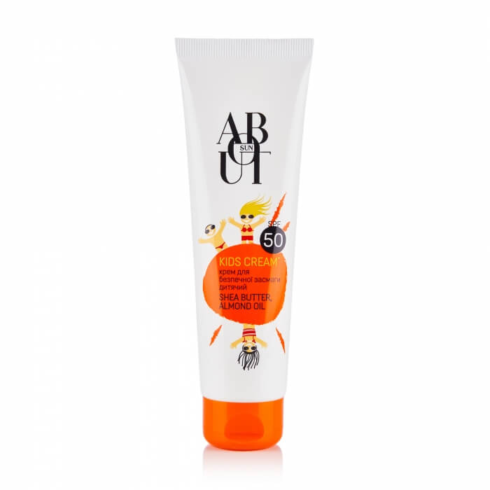 ABOUTsun KIDS CREAM Крем для безпечної засмаги дитячий SPF 50,<br> 90 мл