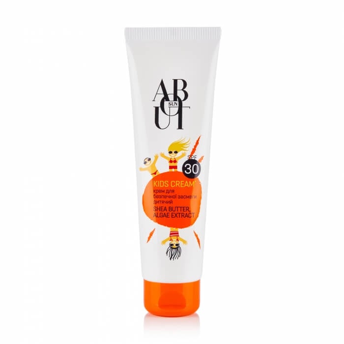 ABOUTsun KIDS CREAM Крем для безпечної засмаги дитячий SPF 30,<br> 90 мл